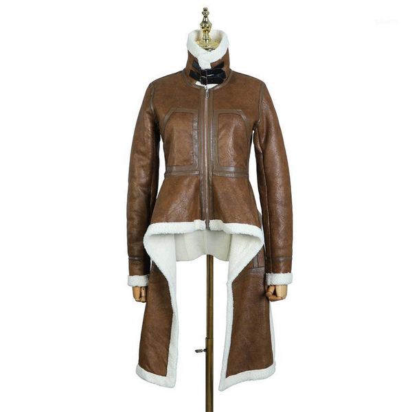 thick wool women stand-up collar irregular hem slim quilted coats winter fashion motorcycle leather jacket1, Black
thick wool women stand-up collar irregular hem slim quilted coats winter fashion motorcycle leather jacket1, Black