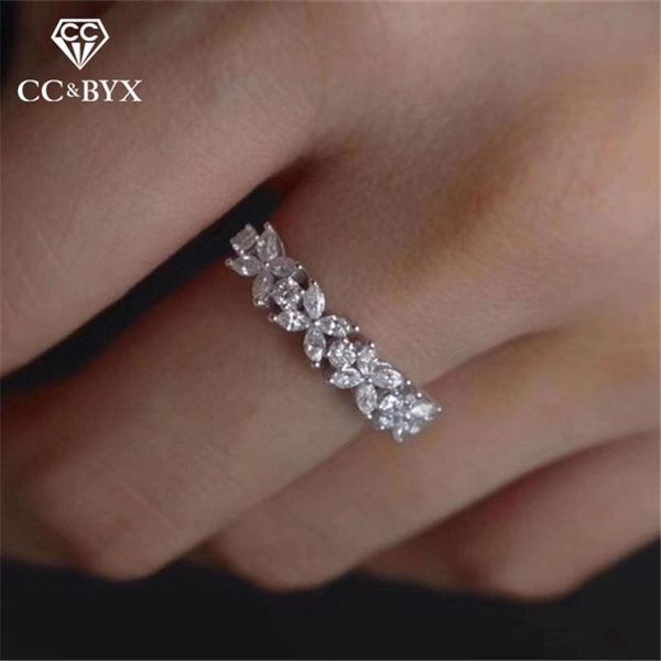 cluster rings wedding for women solid s925 silver simple single row cubic zirconia temperament jewelry ring drop 3118, Golden;silver
cluster rings wedding for women solid s925 silver simple single row cubic zirconia temperament jewelry ring drop 3118, Golden;silver