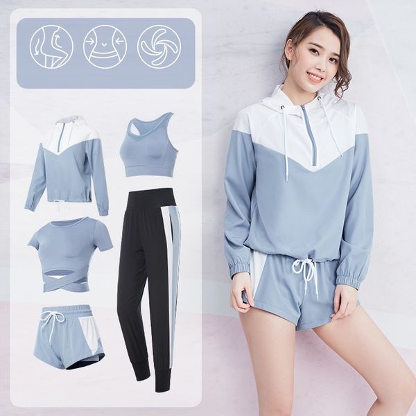2020 womens yoga crop set shirts stretchy running leggings workout pants female gym suit sportwear sets c0123, Gray
2020 womens yoga crop set shirts stretchy running leggings workout pants female gym suit sportwear sets c0123, Gray
