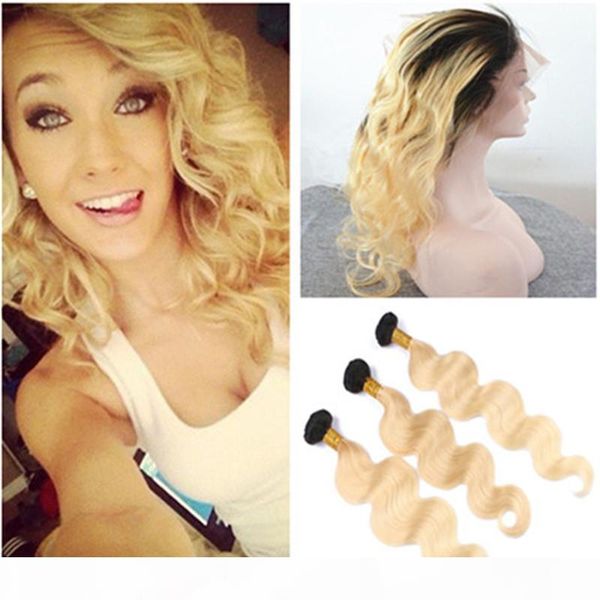 ombre blonde 360 lace frontal closure with 3bundles body wave 1b 613 blonde ombre brazilian human hair weaves with 360 full lace frontals, Black;brown
ombre blonde 360 lace frontal closure with 3bundles body wave 1b 613 blonde ombre brazilian human hair weaves with 360 full lace frontals, Black;brown