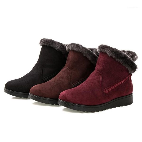 gaoke women's snow boots warm short fur plush winter ankle plus size platform ladies suede zip shoes female comfortable 45% off1, Black
gaoke women's snow boots warm short fur plush winter ankle plus size platform ladies suede zip shoes female comfortable 45% off1, Black
