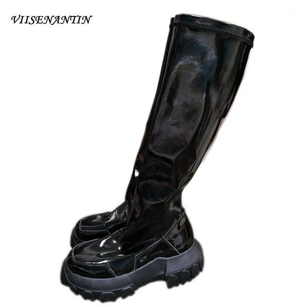 boots color block platform over-the-knee round toe height increase knight women real leather chunky sole brand black shoes lady1
boots color block platform over-the-knee round toe height increase knight women real leather chunky sole brand black shoes lady1