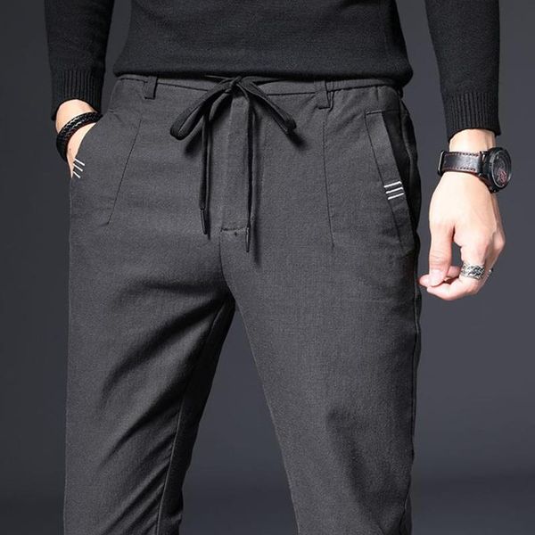 2021 new classic style men's casual pants business fashion black blue elastic regular fit brand trousers clothes
2021 new classic style men's casual pants business fashion black blue elastic regular fit brand trousers clothes