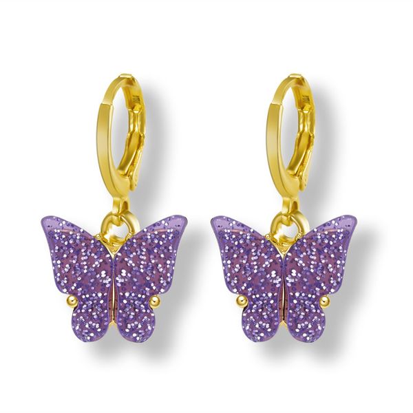 2020 bohemian women's earrings sweet colorful acrylic butterfly drop earrings korean fashion dangle earrings party jewelry gifts, Silver
2020 bohemian women's earrings sweet colorful acrylic butterfly drop earrings korean fashion dangle earrings party jewelry gifts, Silver