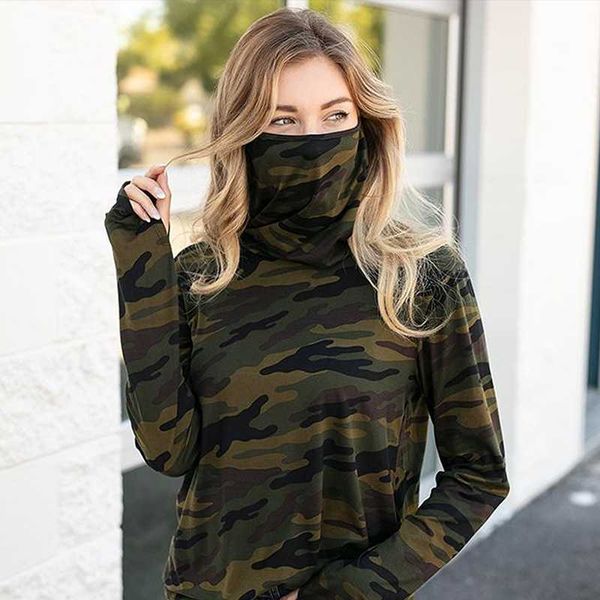 women's t-shirt 2021 harajuku dot spring t shirt women solid hidden mask dual purpose hight collar long sleeve cotton top, White
women's t-shirt 2021 harajuku dot spring t shirt women solid hidden mask dual purpose hight collar long sleeve cotton top, White