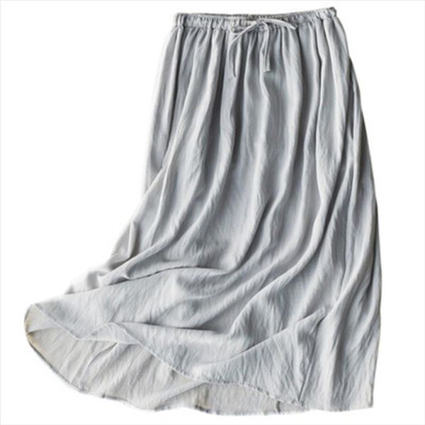 2018 new spring cotton and linen skirt summer plus size women lace up skirts autumn ladies vintage midi long a line skirt, Black
2018 new spring cotton and linen skirt summer plus size women lace up skirts autumn ladies vintage midi long a line skirt, Black