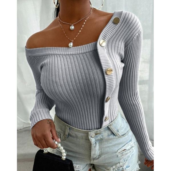 women's sweaters 2021 autumn winter ladies all-match sweater single-breasted knitted cardigan long sleeve chic women, White;black
women's sweaters 2021 autumn winter ladies all-match sweater single-breasted knitted cardigan long sleeve chic women, White;black