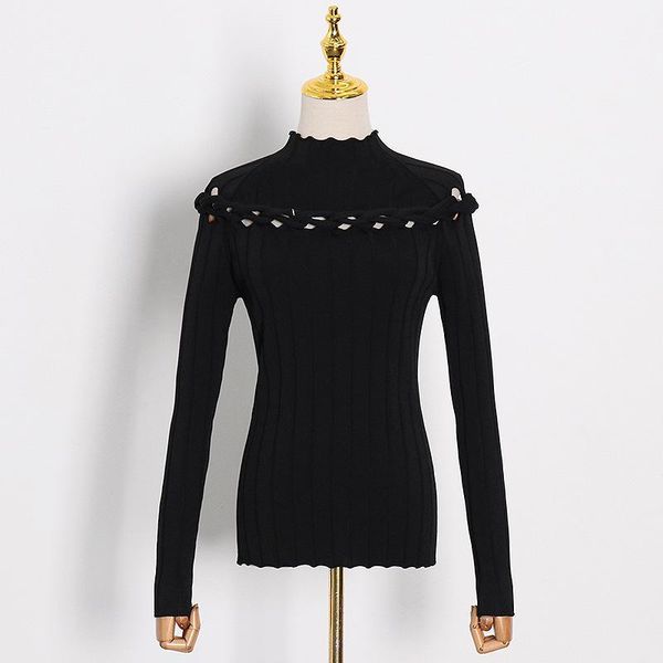 niche women's 2021 winter new long-sleeve blouse fashion temperament twist hollow design sense tight-fitting sweat, White
niche women's 2021 winter new long-sleeve blouse fashion temperament twist hollow design sense tight-fitting sweat, White
