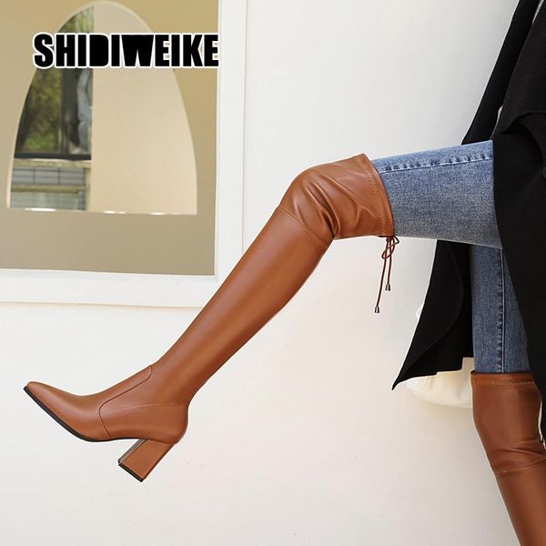 2020 new leather women over the knee boots lace up high heels autumn woman shoes winter women boots v736, Black
2020 new leather women over the knee boots lace up high heels autumn woman shoes winter women boots v736, Black