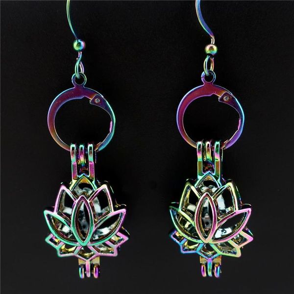 ee-c52 rainbow color lotus pearl cage pendant earrings hooks with equal or under 8mm plastic beads sqchem new_dhbest, Silver
ee-c52 rainbow color lotus pearl cage pendant earrings hooks with equal or under 8mm plastic beads sqchem new_dhbest, Silver