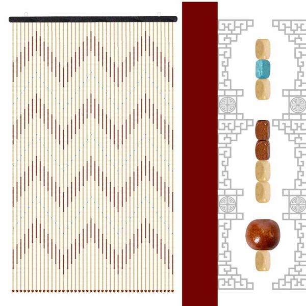 90x175cm 31 line wooden bead curtain screen handmade wooden blinds for home porch bedroom living room kitchen gate divider
90x175cm 31 line wooden bead curtain screen handmade wooden blinds for home porch bedroom living room kitchen gate divider
