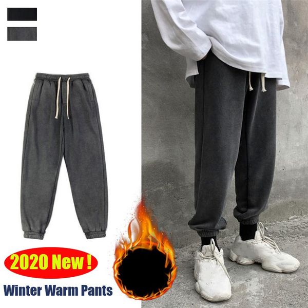 men's winter warm sweatpants outdoor trendy 2020 winter loose elastic waist male jogging pants pantalones deportivos para hombre, Black
men's winter warm sweatpants outdoor trendy 2020 winter loose elastic waist male jogging pants pantalones deportivos para hombre, Black