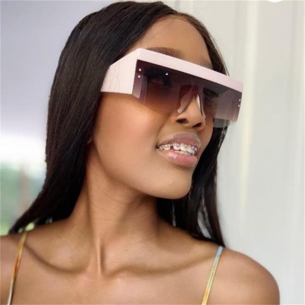 sunglasses semi rimless conjoined overszied women men designer flat style sun glasses big frame beige shades, White;black
sunglasses semi rimless conjoined overszied women men designer flat style sun glasses big frame beige shades, White;black