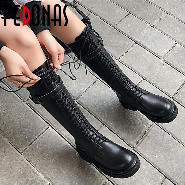 boots fedonas 2021 women fashion knee high for wide calf genuine leather thick heels shoes woman working winter boots1, Black
boots fedonas 2021 women fashion knee high for wide calf genuine leather thick heels shoes woman working winter boots1, Black