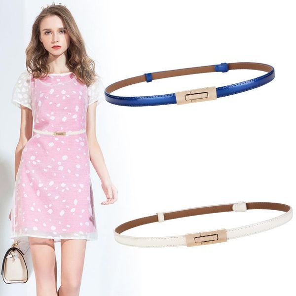fashion belt ladies simple design trend dress waist chain pu leather casual black thin belt students jean strap belts dress bbyrhl, Black;brown 
fashion belt ladies simple design trend dress waist chain pu leather casual black thin belt students jean strap belts dress bbyrhl, Black;brown