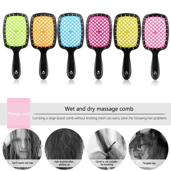 1pc hollowed airbag massage comb straight curly hair care styling shampoo brush comb fashion styling too sqcjza, Silver
1pc hollowed airbag massage comb straight curly hair care styling shampoo brush comb fashion styling too sqcjza, Silver