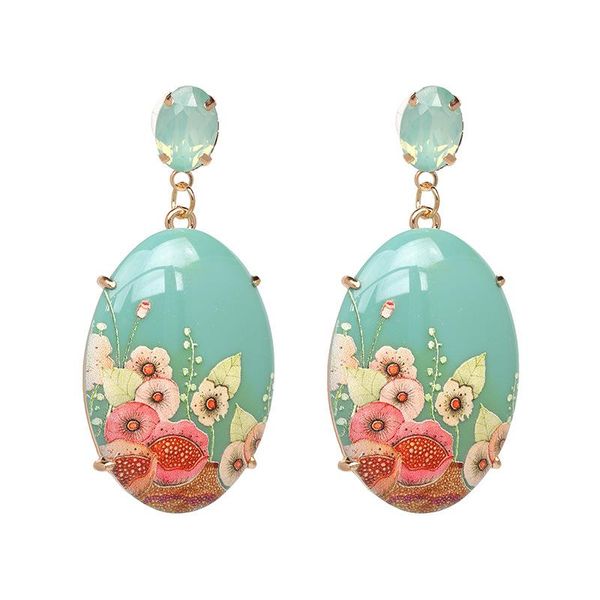 stud retro resin printing earrings exaggerated personality european and american women fashion jewelry, Golden;silver
stud retro resin printing earrings exaggerated personality european and american women fashion jewelry, Golden;silver