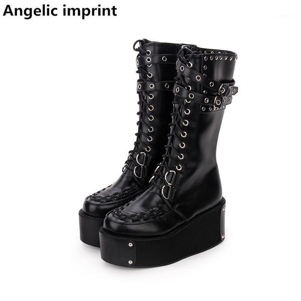 angelic imprint handmade mori girl lady lolita punk boots woman high heels pumps women princess dress party shoes rivets 34-441, Black
angelic imprint handmade mori girl lady lolita punk boots woman high heels pumps women princess dress party shoes rivets 34-441, Black