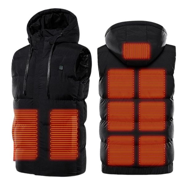 outdoor t-shirts 9 places heating hooded jackets electric usb heated vest heat coat thermal clothing winter warm, Gray;blue
outdoor t-shirts 9 places heating hooded jackets electric usb heated vest heat coat thermal clothing winter warm, Gray;blue