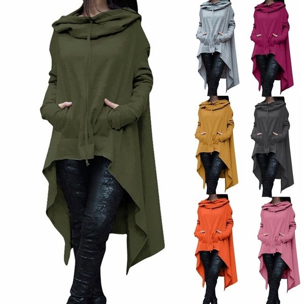 irregular hoodies solid color fashion oversize hoodies sweatshirt women loose hoody mantle hooded pullover outwear coat y200706, Black
irregular hoodies solid color fashion oversize hoodies sweatshirt women loose hoody mantle hooded pullover outwear coat y200706, Black