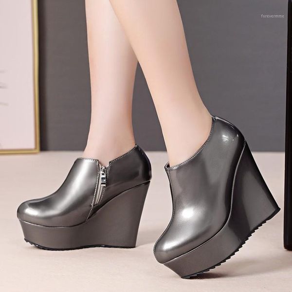 boots 2021 autumn winter stylish women ankle 11.5cm platform round toe wedges woman plus size 32-431, Black
boots 2021 autumn winter stylish women ankle 11.5cm platform round toe wedges woman plus size 32-431, Black