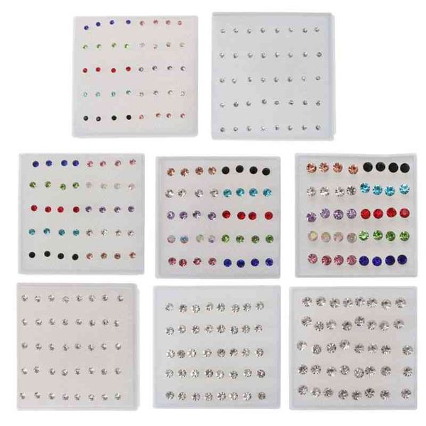 20 pairs small stud earrings colorful faux rhinestone plastic ear studs fashion for women hypoallergenic, Golden
20 pairs small stud earrings colorful faux rhinestone plastic ear studs fashion for women hypoallergenic, Golden