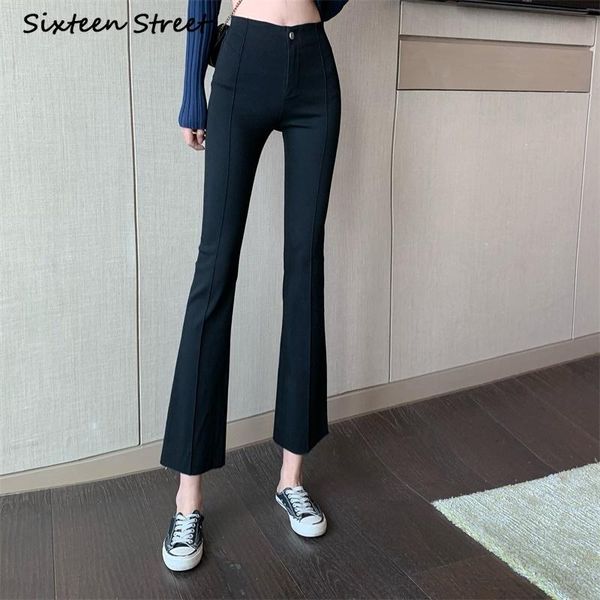 women's pants & capris casual 2021 autumn winter fashion high waist black wide leg ankle length women korean clothing y2k aesthetic, Black;white
women's pants & capris casual 2021 autumn winter fashion high waist black wide leg ankle length women korean clothing y2k aesthetic, Black;white