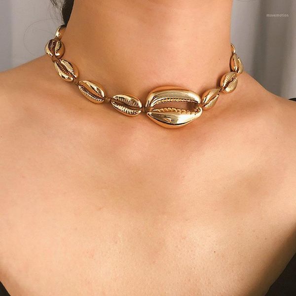 bohemian exaggerated big metal scallop sea shell choker necklace for women vintage ocean beach jewelry necklace kolye xr22211, Golden;silver
bohemian exaggerated big metal scallop sea shell choker necklace for women vintage ocean beach jewelry necklace kolye xr22211, Golden;silver