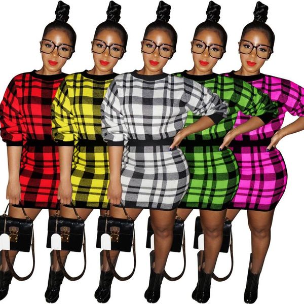 women's tracksuits autumn winter women plaid thickened sweater short skirt suits pink two pieces set ladies skirts outfit green check, Gray
women's tracksuits autumn winter women plaid thickened sweater short skirt suits pink two pieces set ladies skirts outfit green check, Gray