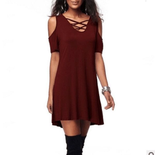 2021 new enlarged-sized solid color dress with a thin hollow shoulder-exposed european and american short sleeve feminine summer zfqz, Black;gray
2021 new enlarged-sized solid color dress with a thin hollow shoulder-exposed european and american short sleeve feminine summer zfqz, Black;gray