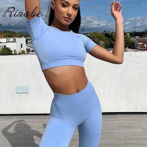 yoga outfits rinabe 2021 workout set slim fitness tracksuit work out sports women's clothing solid quick dry woman sets, White;red
yoga outfits rinabe 2021 workout set slim fitness tracksuit work out sports women's clothing solid quick dry woman sets, White;red