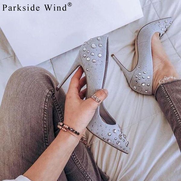 dress shoes parkside wind denim high heels women slip-on rhinestone point toe thin plus size36-43 wedding pumps xwc1859-45, Black
dress shoes parkside wind denim high heels women slip-on rhinestone point toe thin plus size36-43 wedding pumps xwc1859-45, Black