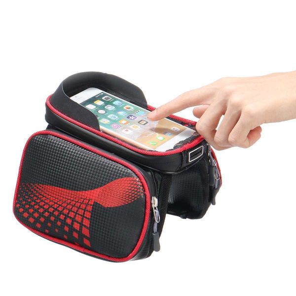 cycling bicycle bag front double side pack touch screen mobile case holder bike head tube pannier for 5.8-6.2" phone
cycling bicycle bag front double side pack touch screen mobile case holder bike head tube pannier for 5.8-6.2" phone