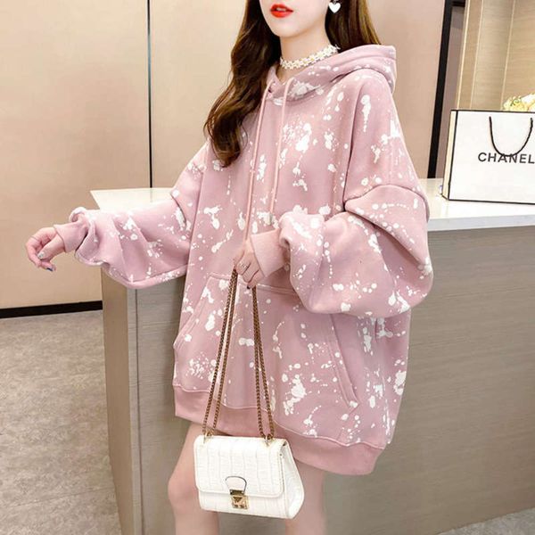 korean autumn winter new plush sweater hooded lazy style and loose ins student women's top, Black
korean autumn winter new plush sweater hooded lazy style and loose ins student women's top, Black