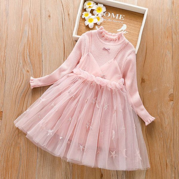 sle new drs foreign girls' 2020 long sve children's sweater mh snow princs skirt, Red;yellow
sle new drs foreign girls' 2020 long sve children's sweater mh snow princs skirt, Red;yellow