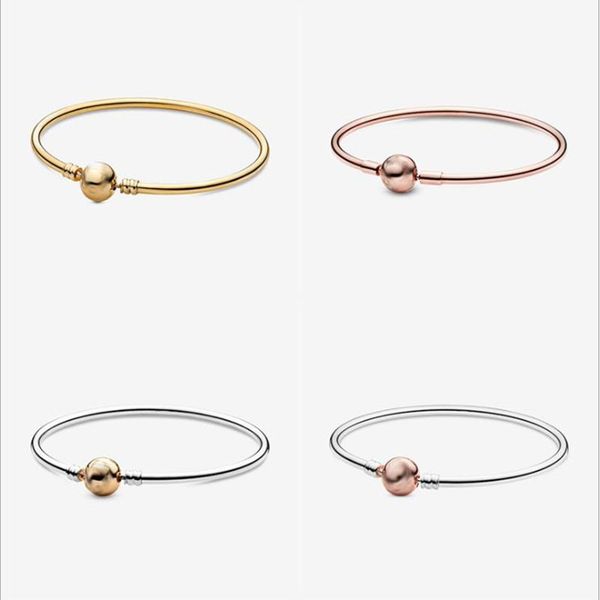 original 925 sterling silver pan bracelet gold round clasp classic bracelet fit european charm bracelets women jewelry, Black
original 925 sterling silver pan bracelet gold round clasp classic bracelet fit european charm bracelets women jewelry, Black