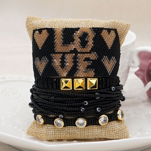 exaggerated personalitystreet trendmiyuki rice woven multi-layer beadedbracelet tassel letter exaggerated personalitystreet trendmiyuki rice, Golden;silver
exaggerated personalitystreet trendmiyuki rice woven multi-layer beadedbracelet tassel letter exaggerated personalitystreet trendmiyuki rice, Golden;silver