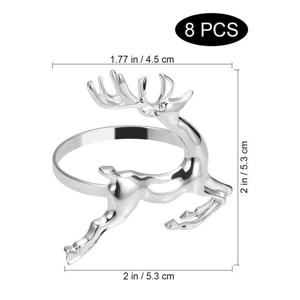 8 pcs napkin ring unique elk deer decorative ornament table adornment napkin holder for festival c qylftq
8 pcs napkin ring unique elk deer decorative ornament table adornment napkin holder for festival c qylftq