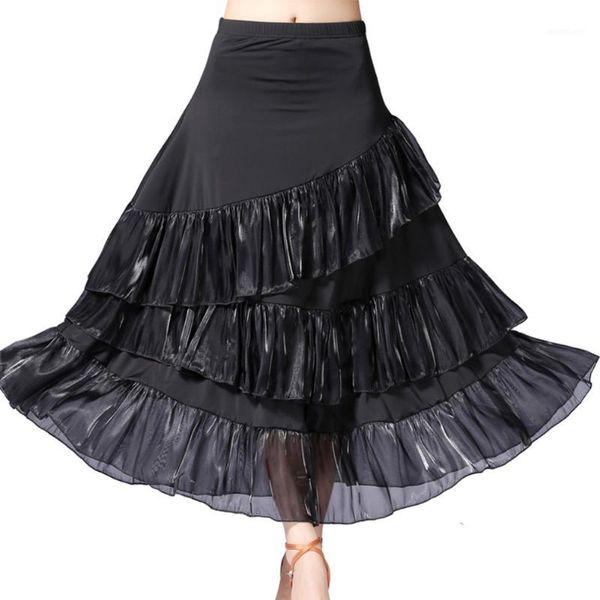 women skirts solid color irregular performance dance skirt ballroom dance modern big swing skirt1, Black;red
women skirts solid color irregular performance dance skirt ballroom dance modern big swing skirt1, Black;red
