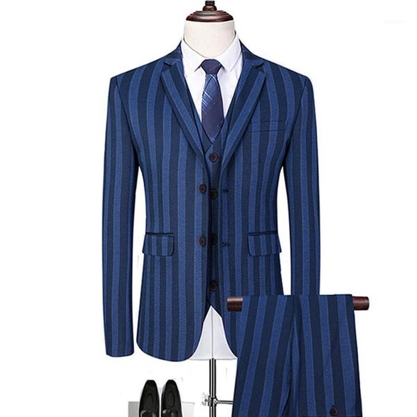 men's stripe british style slim suit 3 piece set jacket vest pants / male business gentleman high end custom blazers coat m-6xl1, White;black
men's stripe british style slim suit 3 piece set jacket vest pants / male business gentleman high end custom blazers coat m-6xl1, White;black