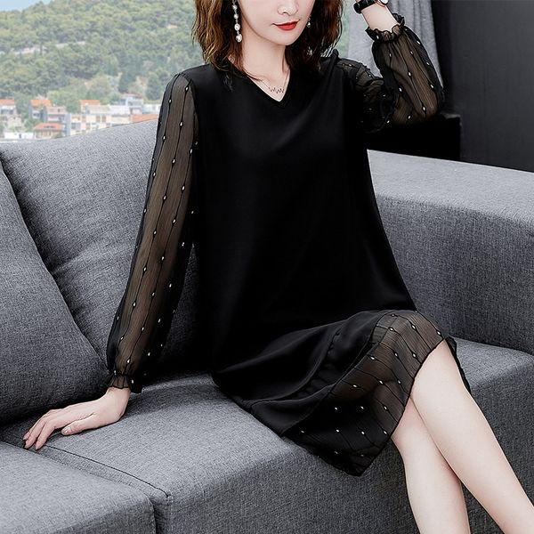 autumn 2020 new style belly covering and thin knitting dress korean style lady fashion long sleeve skirt zhang xiu qun zhang xiu qun tempera, Black;gray
autumn 2020 new style belly covering and thin knitting dress korean style lady fashion long sleeve skirt zhang xiu qun zhang xiu qun tempera, Black;gray
