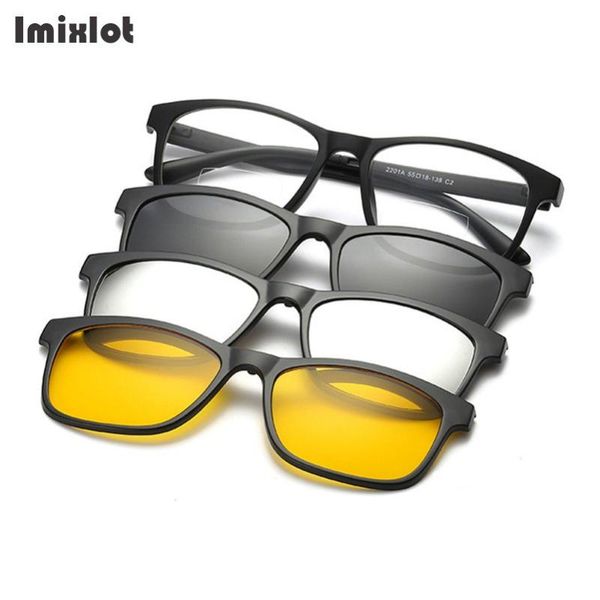 sunglasses 3 in 1 magnetic clip men women polarized on optical myopia reading glasses frame with eyeglass lens, White;black
sunglasses 3 in 1 magnetic clip men women polarized on optical myopia reading glasses frame with eyeglass lens, White;black