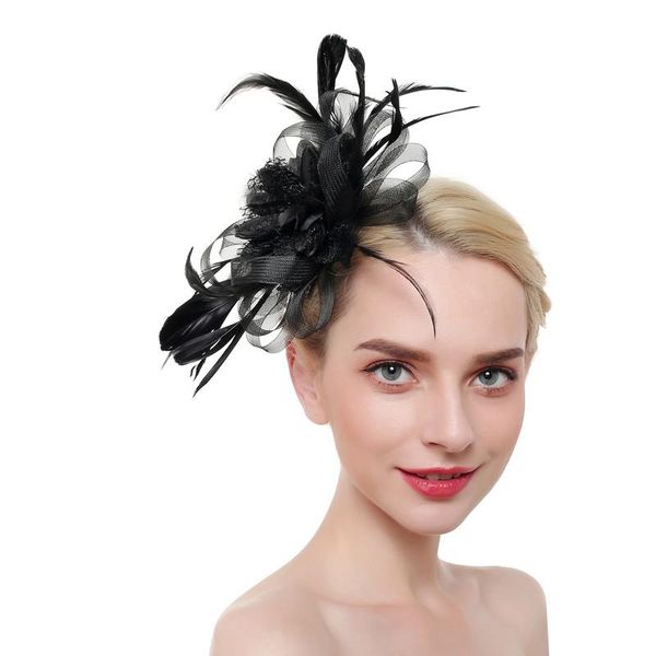 hair accessories fascinator elegant fashion headwear fancy feather flower pins cocktail party clips for women
hair accessories fascinator elegant fashion headwear fancy feather flower pins cocktail party clips for women