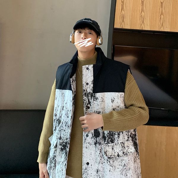 New Masculino-acolchoado 2021 Outono Inverno Novo Acolchoado Colete Tie-tingido De Algodo-acolchoado Casuais Moda WL3P, Black
New Masculino-acolchoado 2021 Outono Inverno Novo Acolchoado Colete Tie-tingido De Algodo-acolchoado Casuais Moda WL3P, Black