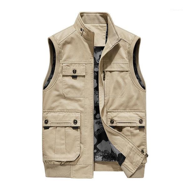spring autumn men's sleeveless jacket comfortable men's vest vest pocket tactical coat male waistcoat men 5xl plus size1, Black;white
spring autumn men's sleeveless jacket comfortable men's vest vest pocket tactical coat male waistcoat men 5xl plus size1, Black;white