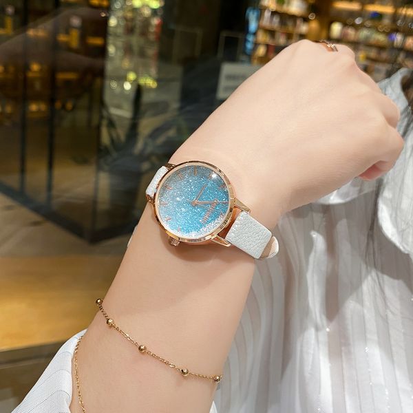 light luxury small group quicksand leather belt dream gradient color women's watch simple temperament atmosphere ins wind
light luxury small group quicksand leather belt dream gradient color women's watch simple temperament atmosphere ins wind