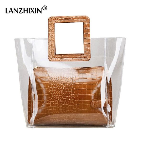 summer beach bags women fashion candy transparent clear jelly bags composite tote handbags clutch sac a main sacoche homme
summer beach bags women fashion candy transparent clear jelly bags composite tote handbags clutch sac a main sacoche homme
