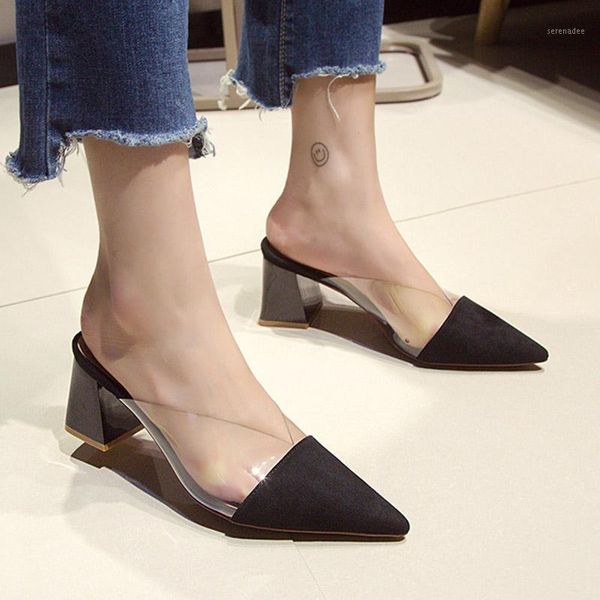 2020 summer women slippers pvc high heels slipper transparent slides outside beach shoes woman pumps flip flops mules1, Black
2020 summer women slippers pvc high heels slipper transparent slides outside beach shoes woman pumps flip flops mules1, Black