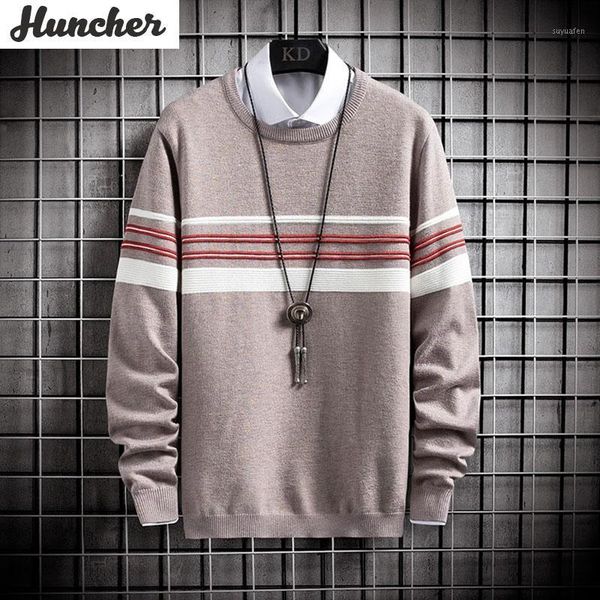 huncher mens knitted sweater men 2020 winter vintage striped patchwork jumper pullover korean style beige sweaters for men1, White;black
huncher mens knitted sweater men 2020 winter vintage striped patchwork jumper pullover korean style beige sweaters for men1, White;black