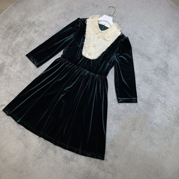 2020 fall/winter new lace doll collar velvet dress cute velvet retro simple and elegant exquisite elegant fashion ladies skirt ing, Black;gray
2020 fall/winter new lace doll collar velvet dress cute velvet retro simple and elegant exquisite elegant fashion ladies skirt ing, Black;gray